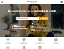 Tablet Screenshot of empruntis.com